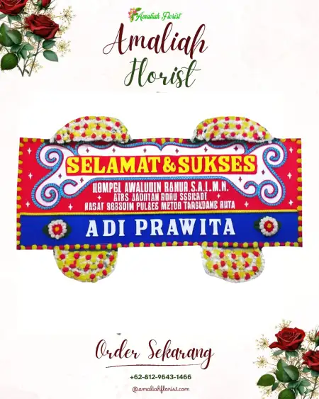 Papan Bunga Ucapan Selamat Tondonggeu